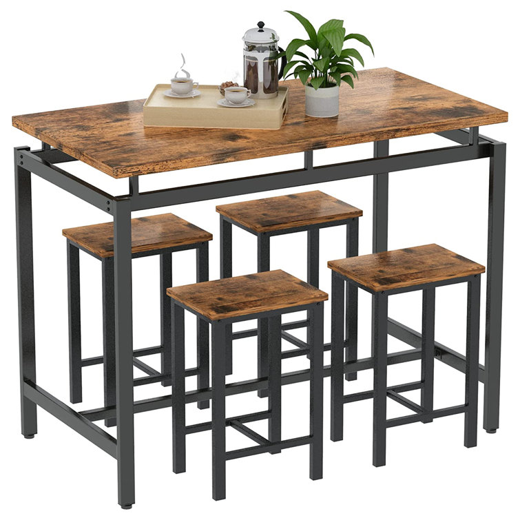 Breakfast bar discount and chairs set